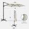 Best Choice Products 10ft 360° Rotating Cantilever Offset Hanging Patio Umbrella